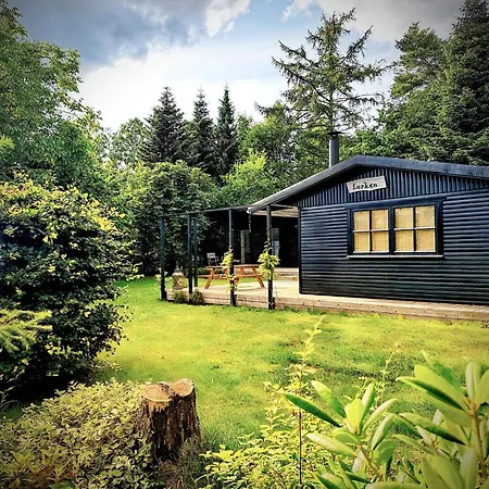 Ferienhaus Sort Traehus Midt I Skoven Naer Stubbe So Ebeltoft