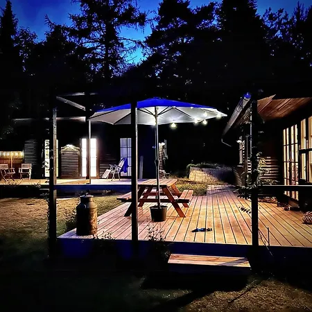 Prázdninový dům Sort Traehus Midt I Skoven Naer Stubbe So Ebeltoft
